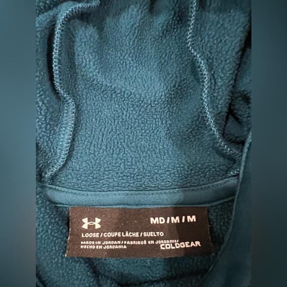 Under Armour Medium Turquoise Hoodie - Picture 4 of 4